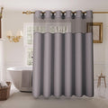 Inhousolu No Hook Shower Curtain by INHOUSOLUHOMEDECOR