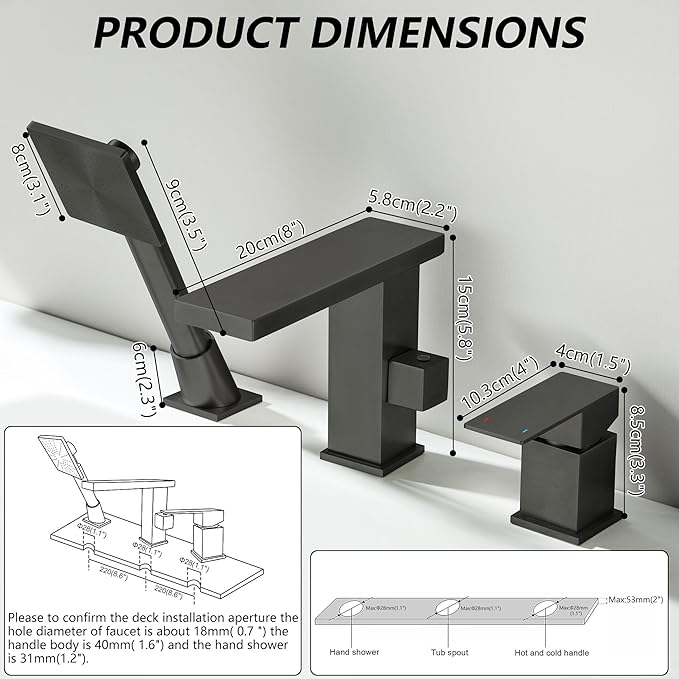 LIWEIKE Roman Bathtub Faucet - Image 7