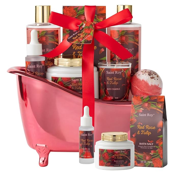 Christmas Gifts for Women, spa kit Gifts for Her Mother's Day Bath Spa Gift Set by SaintRoy