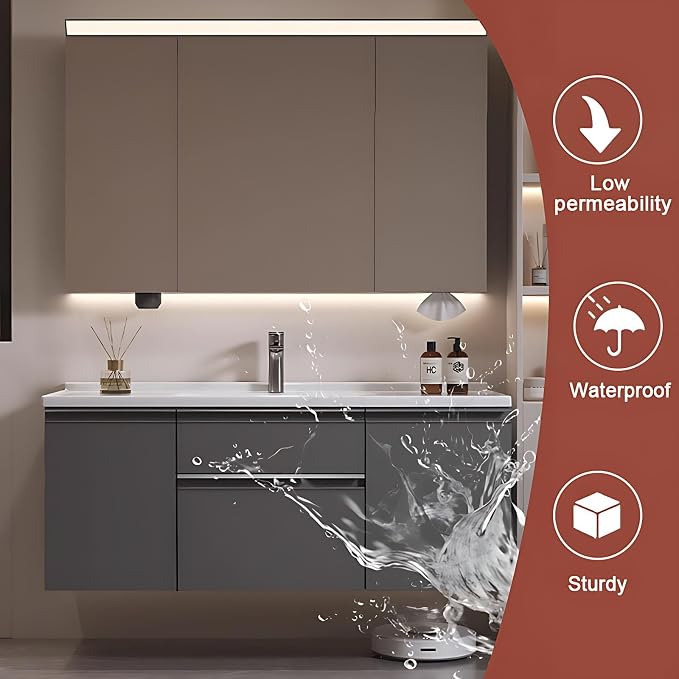 44IN Modern Bathroom Vanity - Image 7