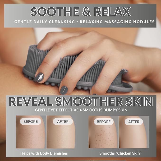 Silver Infused Exfoliating Body Scrubber - Image 9