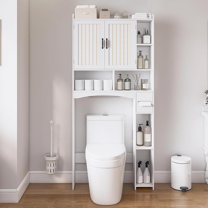 Over The Toilet Storage Cabinet, Over Toilet Bathroom Organizer, Bathroom - Image 7