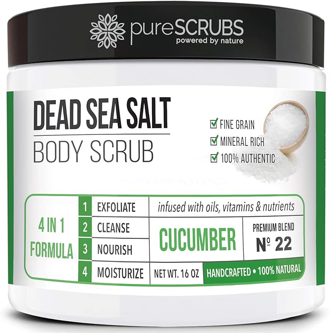 pureSCRUBS Premium Cucumber Body Scrub Set by pureSCRUBS