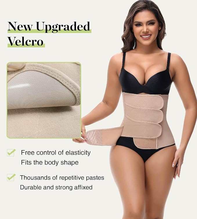 SHAPSHE Waist Trainer for Women Postpartum Recovery Wrap Waist Cincher Corset - Image 4