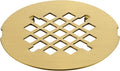 4-1/4 inches Snap-On Round Shower Drain Cover, Stainless Steel by Holge