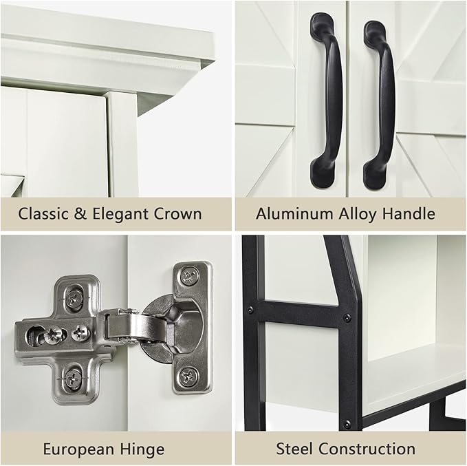 Over The Toilet Storage Cabinet, Over Toilet Bathroom Organizer, Above Toilet - Image 3
