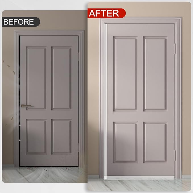 MYFAMIREA Door Weather Stripping 2IN x 10FT Door Draft Stopper Seal Tape - Image 6