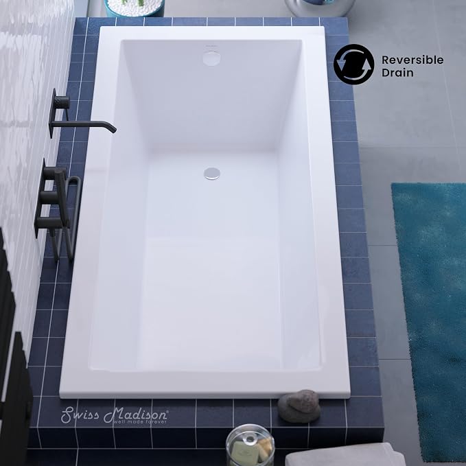 Swiss Madison SM-DB567 Voltaire 72x36 Drop In Bath - Image 5