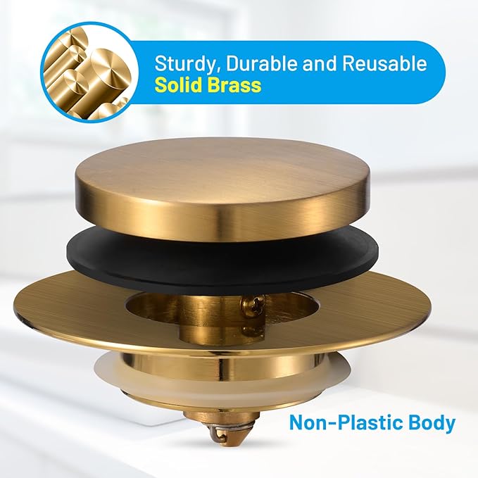 Bathtub Drain Stopper, Uxoz Universal Tub Stopper - Image 7