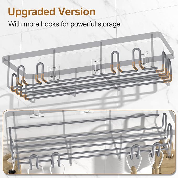 2025 New Adhesive Shower Caddy, Shower Shelves - Image 3