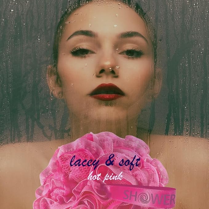 Loofah-Bath-Sponge Hot-Lacey-Mesh // 4-Sexy-Lace-Colors by Shower Bouquet / - Image 3