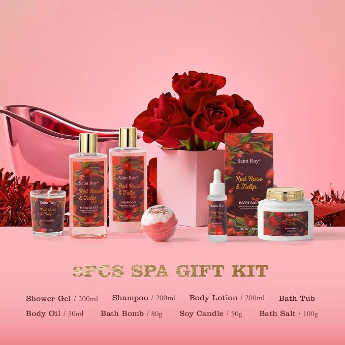 Christmas Gifts for Women, spa kit Gifts for Her Mother's Day Bath Spa Gift Set - Image 4