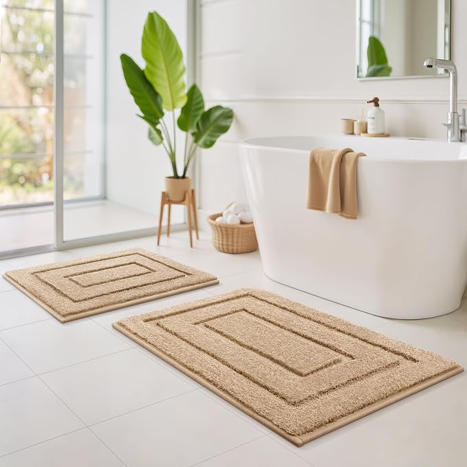 GRANNY SAYS Bathroom Rugs Sets 2 Piece, Soft Bath Mats by GRANNYSAYS