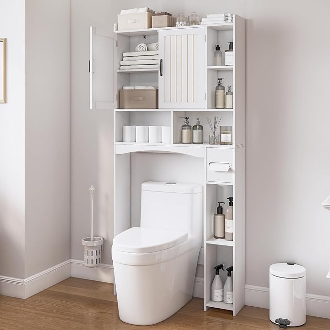 Over The Toilet Storage Cabinet, Over Toilet Bathroom Organizer, Bathroom - Image 6