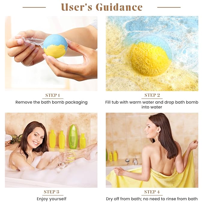 Bath Bombs Set, Handmade Bubble Bath & Fizzy, Ideal Presents - Image 5