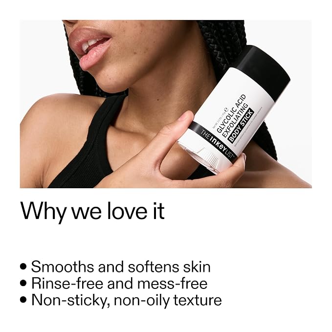 The INKEY List Glycolic Acid Exfoliating Body Stick 45g, One Targeted Solution - Image 2