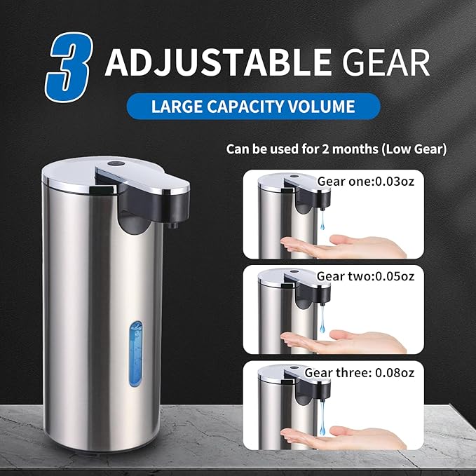 Automatic Soap Dispenser, Automatic Soap Dispenser Touchless, Kitchen & Bathroom - Image 6