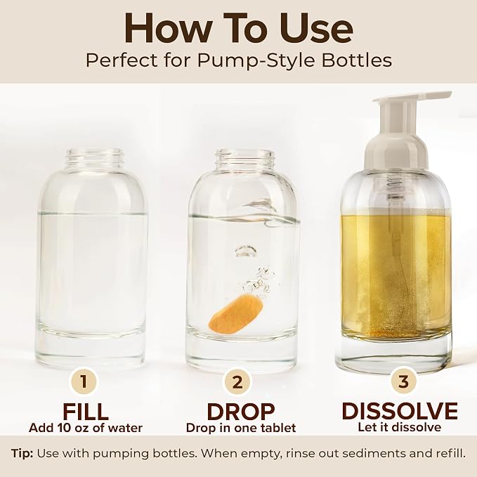 Foaming Hand Soap Tablets Refill – Zen Tea Scent - Image 5