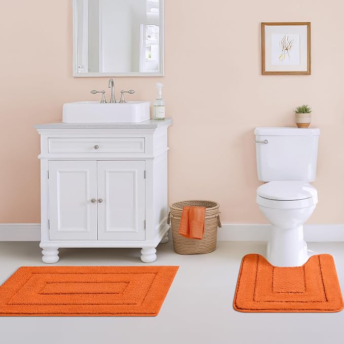 Granny SAYSBathroom Rugs Sets 3 Piece, Soft Absorbent Microfiber Bath Mats - Image 9