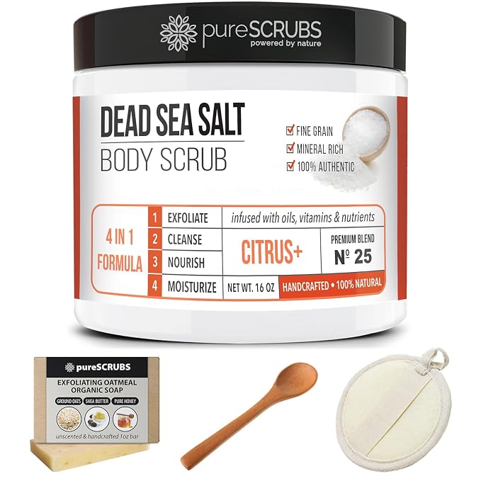 pureSCRUBS Premium Citrus Body Scrub Set - Image 7