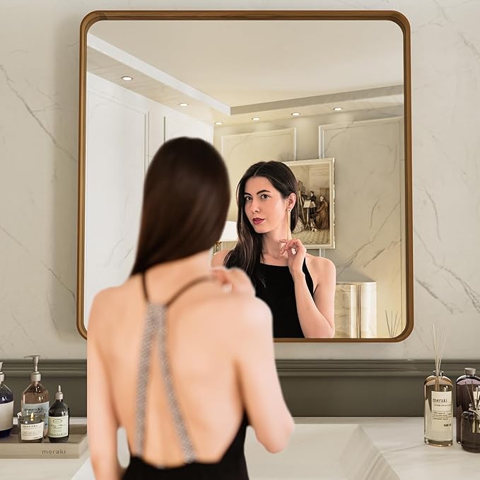 LOAAO 36X36 Inch Bathroom Mirror - Image 2