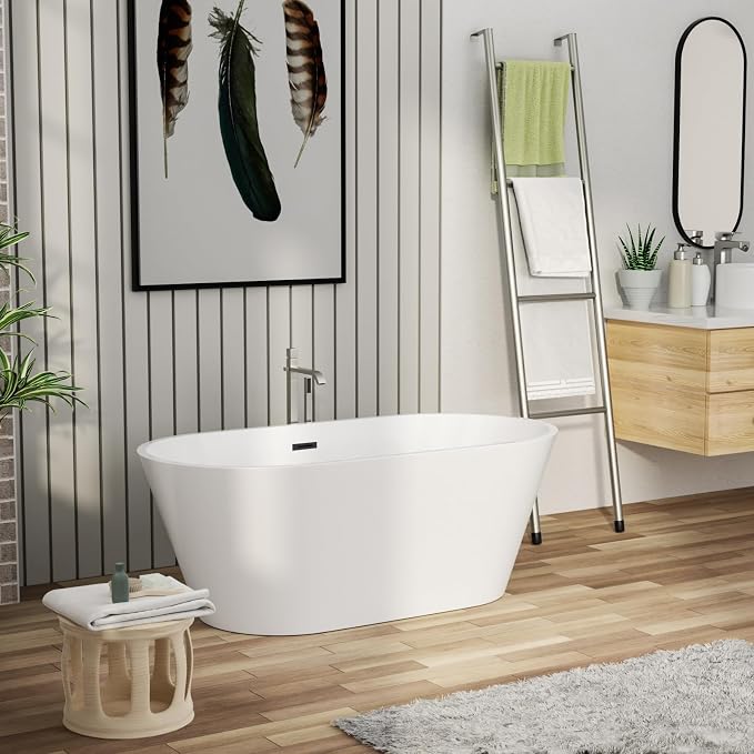 Mocoloo 59 Inch Freestanding Bathtub - Image 8