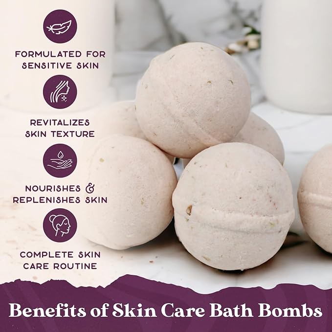 Purple Canyon Glowing Goat Natural Bath Bombs | Skin Moisturizing Goat Milk - Image 2