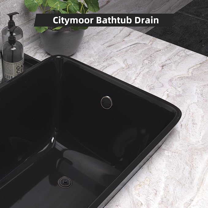 Oil Rubbed Bronze Tub Drain Trim Set Conversion Kit Assembly，All Brass Lift & - Image 8