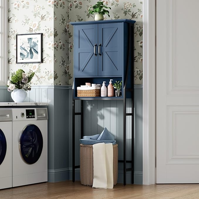 Over The Toilet Storage Cabinet, Over Toilet Bathroom Organizer - Image 4