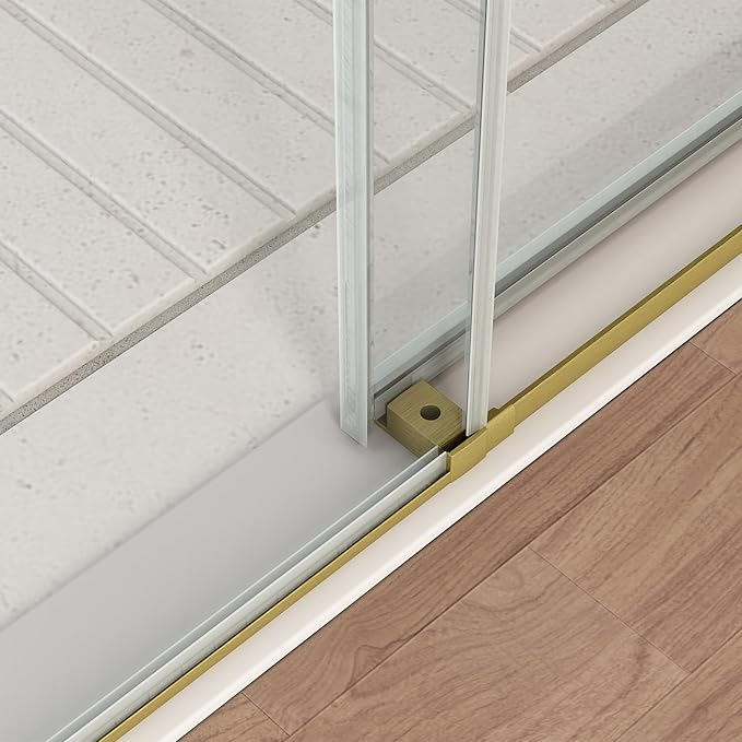 Sunrosa Frameless Shower Door, Glass Shower Door - Image 3