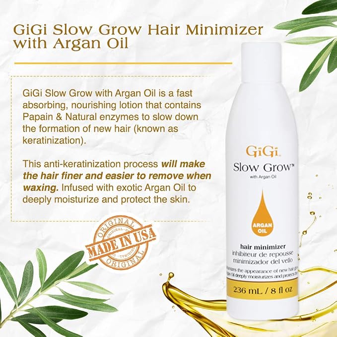 GiGi Post Waxing Treatment, Slow Grow Hair Inhibitor Lotion - Image 4
