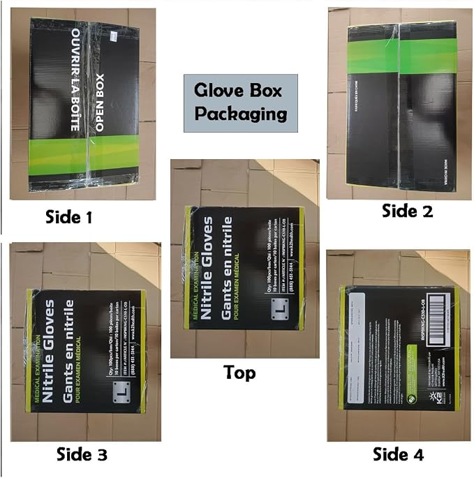 Inspire HEAVY DUTY ORIGINAL Stretch Nitrile Black Gloves Disposable Latex Free - Image 9