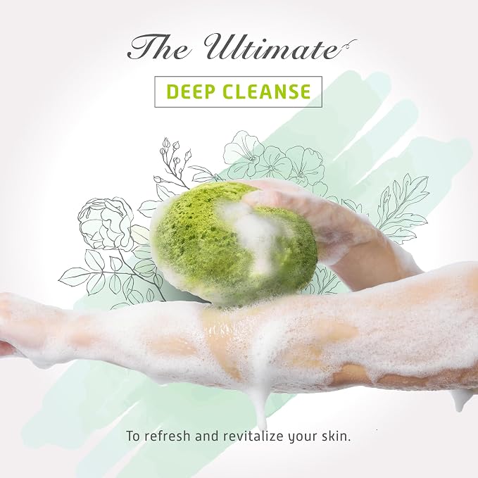 Spongentle Deep Cleansing Body Loofah Sponge, Natural Colors, - Image 4
