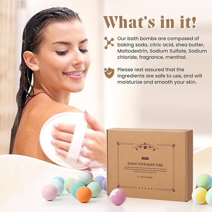 Bath Bombs Set, Handmade Bubble Bath & Fizzy, Ideal Presents - Image 6