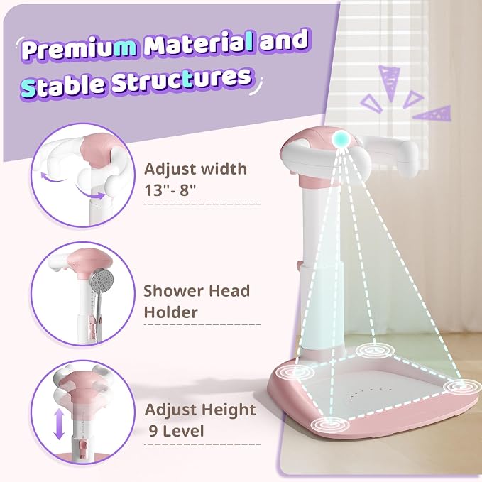 COOSEYA® Baby Shower Stand, Toddler Bath Stand Support - Image 2
