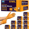 Inspire HEAVY DUTY ORIGINAL Stretch Nitrile Black Gloves Disposable Latex Free by Inspire
