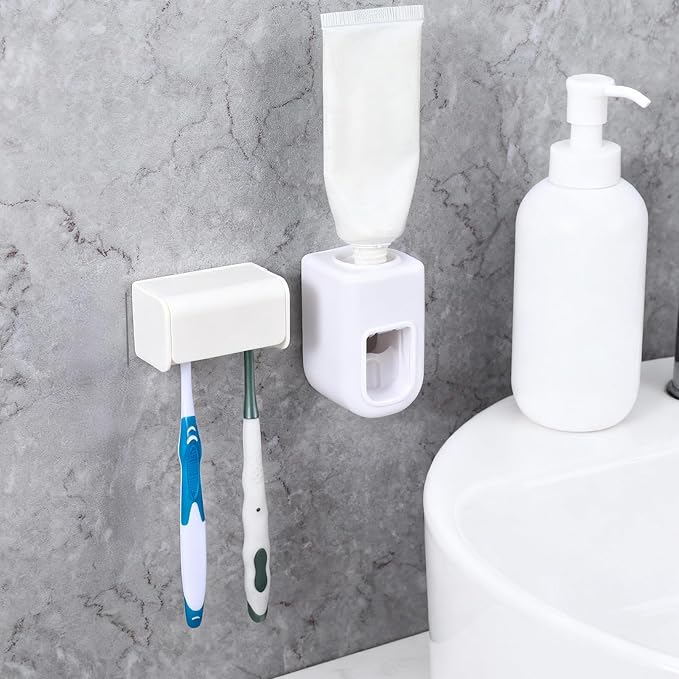 2 Slots Wall Mount Toothbrush Holder - Image 5