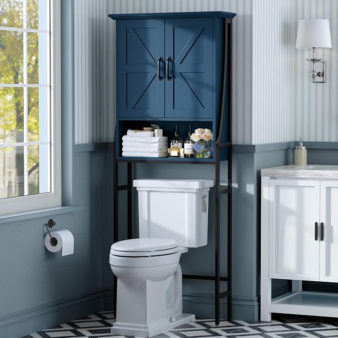 Over The Toilet Storage Cabinet, Over Toilet Bathroom Organizer by MXARLTR