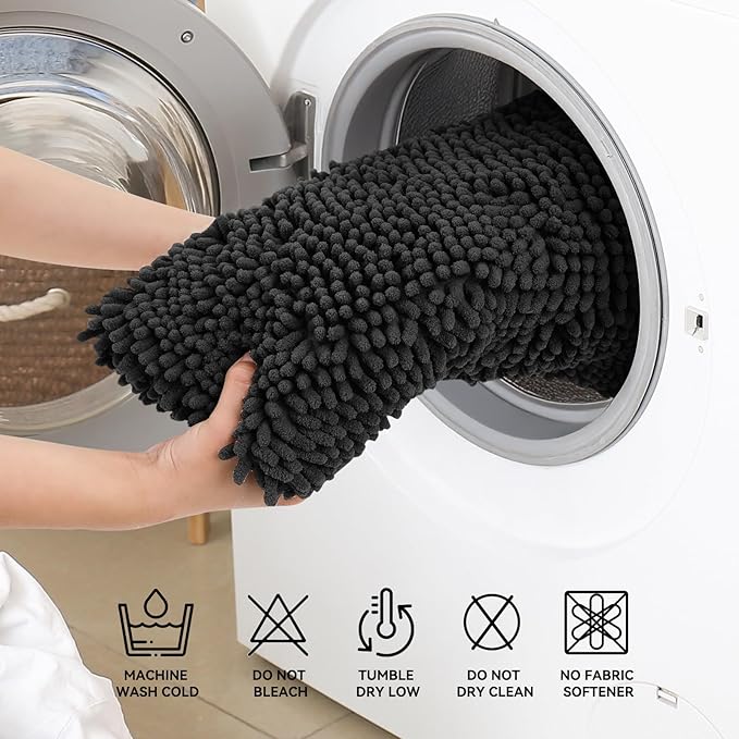 Bcoimo 30"×20" Absorbent Bath Mat, Non-Slip - Image 6