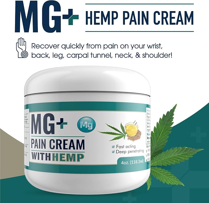 MARS WELLNESS MG+ Hemp Pain Cream - Image 2