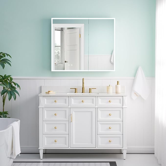 WELLFOR 36" X 30" Medicine Cabinet - Image 3