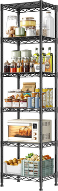 6 Wire Shelving Metal Shelves Storage Rack:Adjustable Storage Shelves Standing by Durayloly