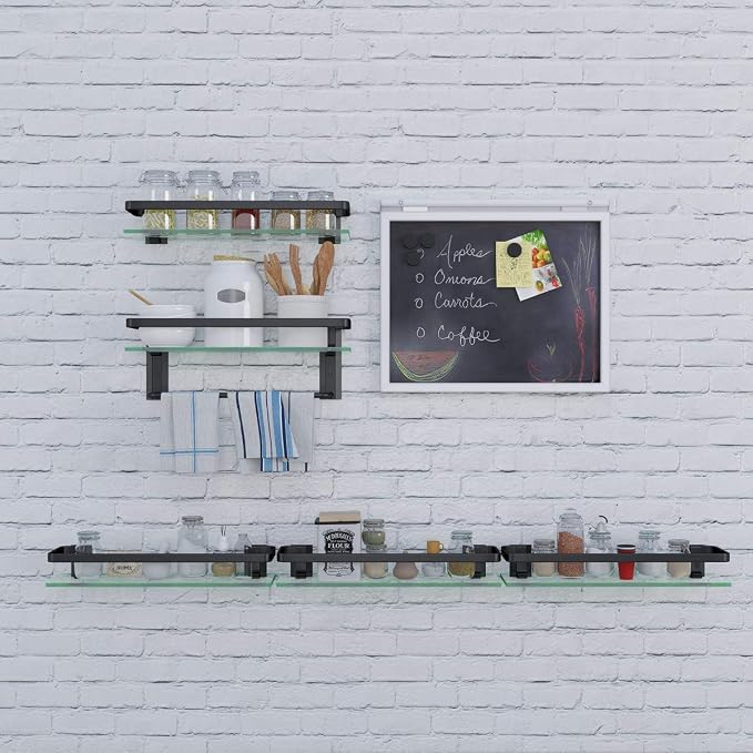 VOLPONE Bathroom Glass Shelf - Image 4