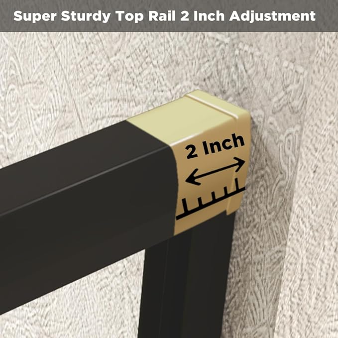 Shower Doors Glass Sliding, Semi-Frameless, 1/4" Inch Sgcc Tempered Glass - Image 6
