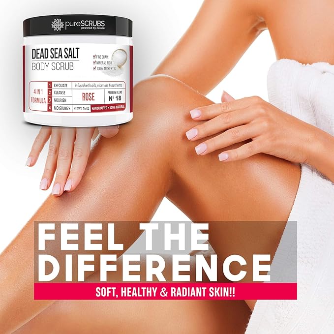 pureSCRUBS Premium Rose Body Scrub Set - Image 5
