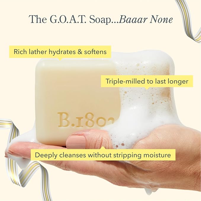 Beekman 1802 The Holiday G.O.A.T. Pure 3-Piece Bodycare Gift Set - Image 2