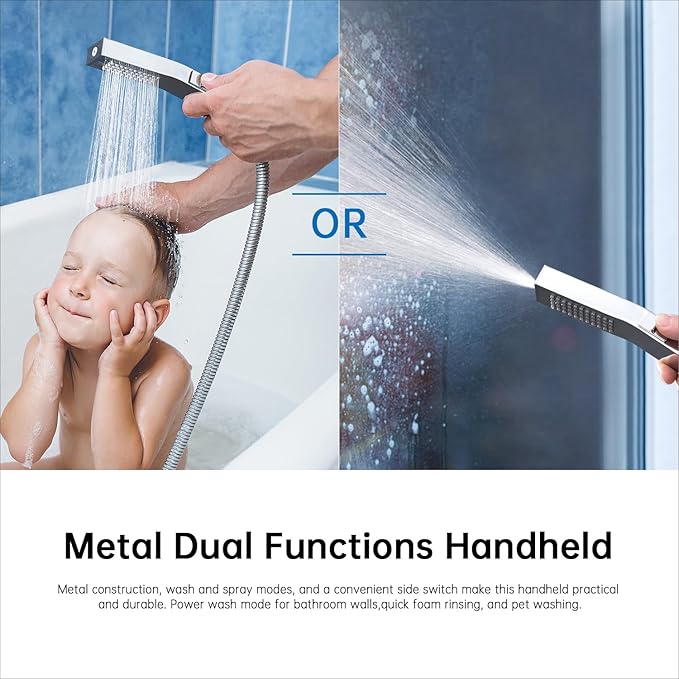 G-Promise All Metal 12 Inches Rain Shower Head - Image 2