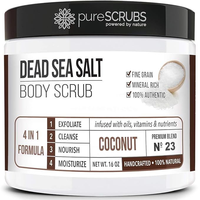 pureSCRUBS Premium Coconut Body Scrub Set by pureSCRUBS
