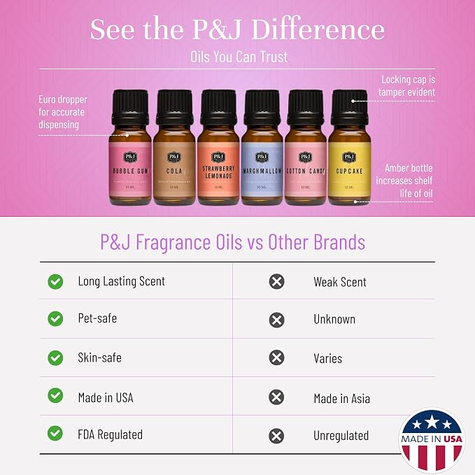 P&J Trading Fragrance Oil Slime Set | Bubble Gum, Cotton Candy, Strawberry - Image 3