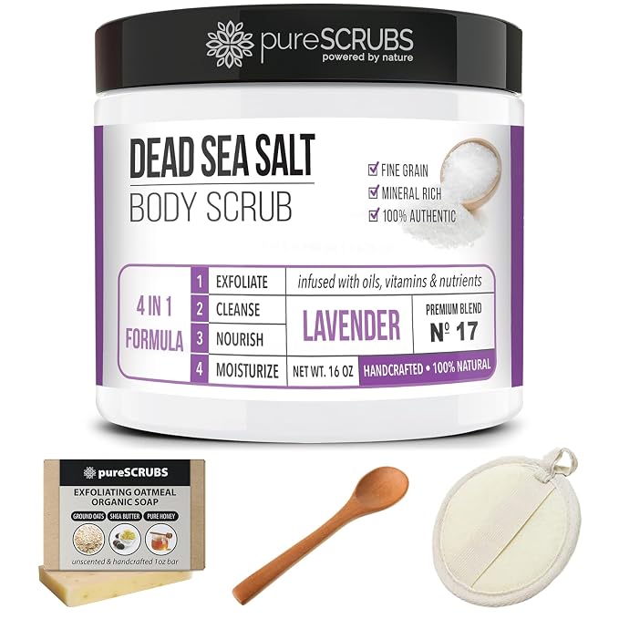 pureSCRUBS Premium Lavender Body Scrub Set - Image 7